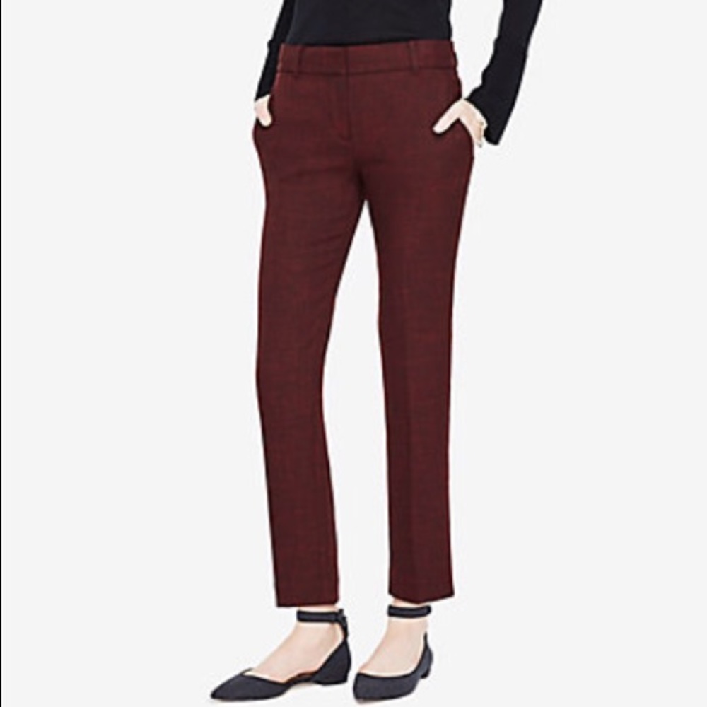 Ann Taylor maroon slacks